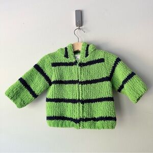 Angel Dear Striped Zip Up Jacket